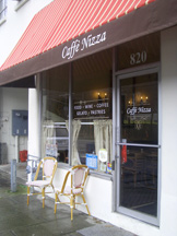 Caffe Nizza Window Lettering