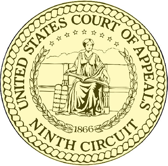U30165 - Custom Carved 3D Wooden Wall Plaque for Ninth Circuit Court of Appeals