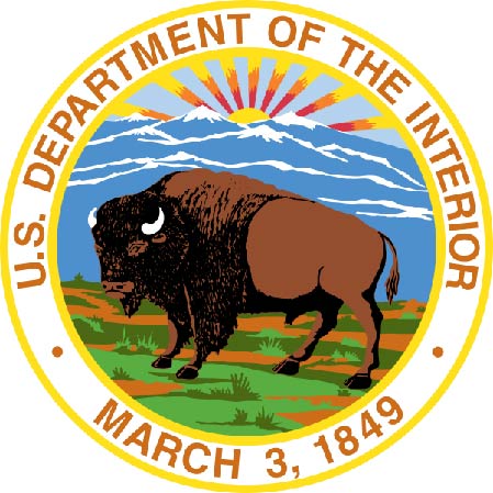 U30180 - Department of the Interior Seal Carved 3D Wall Plaque