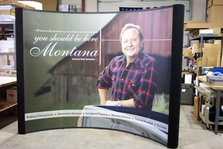 10' Pop-Up Display with Header