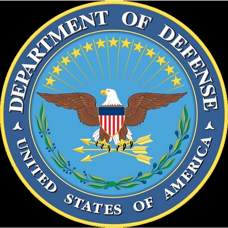 U30176 - Department of Defense Seal Carved 3D Wall Plaque