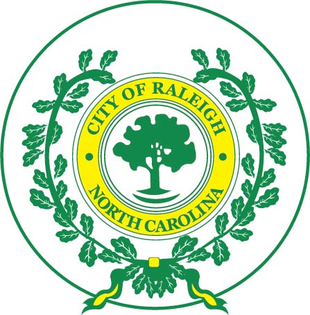 X33145 - Carved Wood Wall Plaque of the Seal of the City of Raleigh, North Carolina