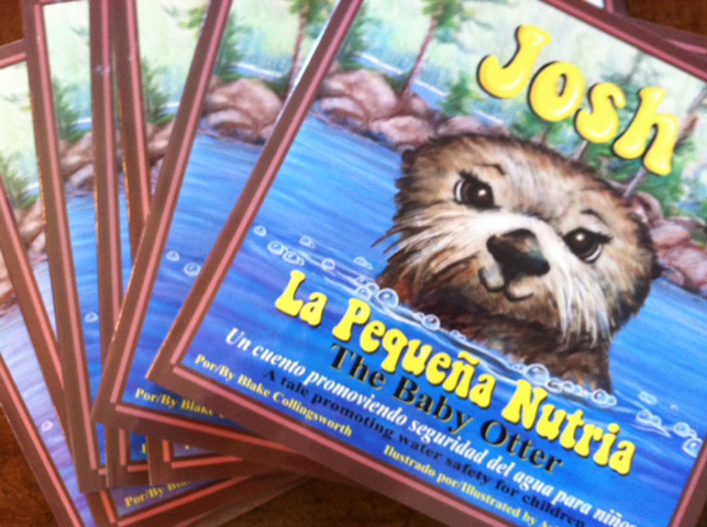 Get Your Own Copy of "Josh the Baby Otter" or "Josh La Pequeña Nutria"!