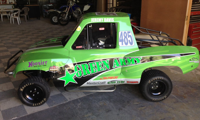 Green Army Trophy Truck