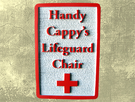 M22198 - Personalized Lifeguard Chair Sign