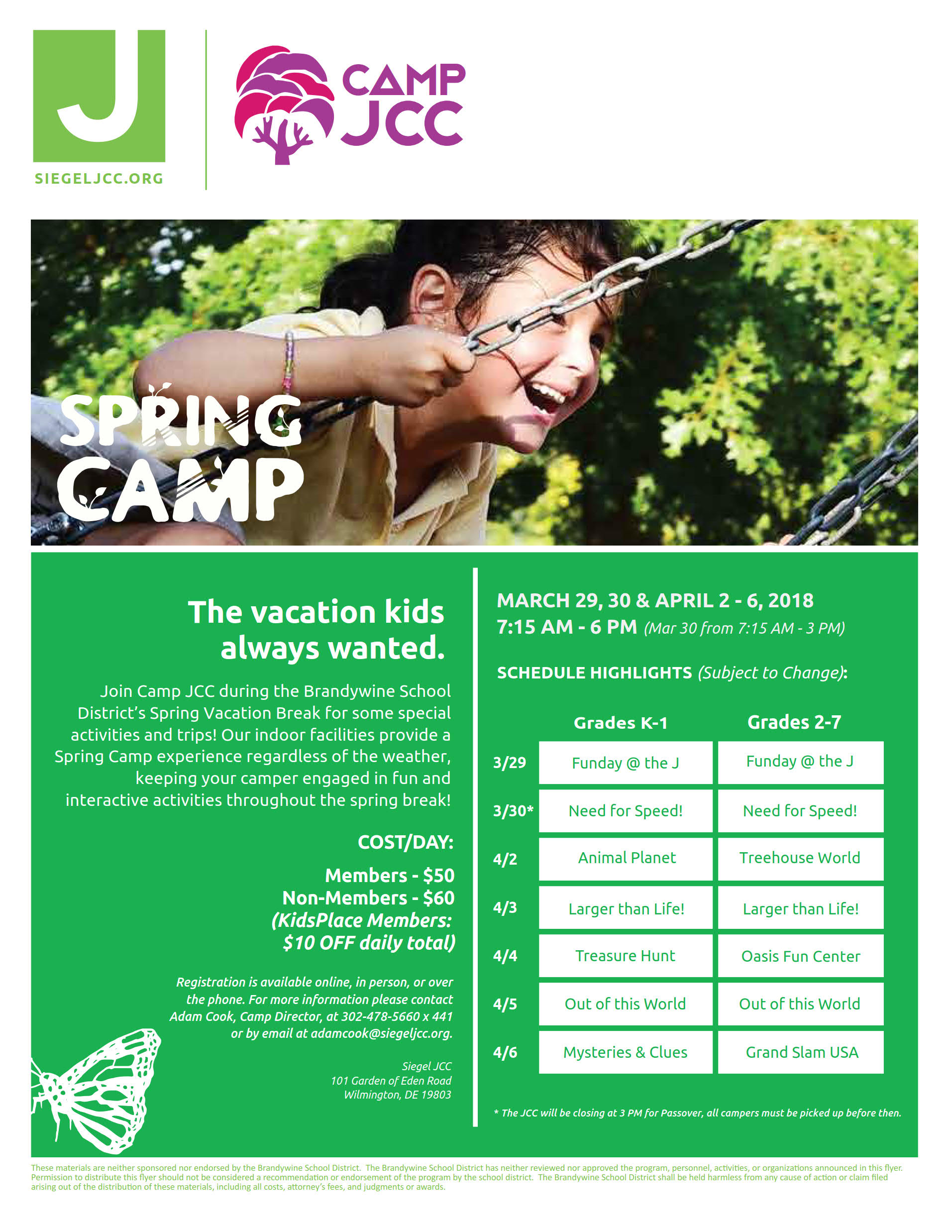 JCC Spring Camp