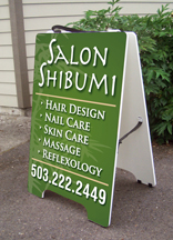 Salon Shibumi A-board