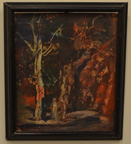 Forest Scene with Figures