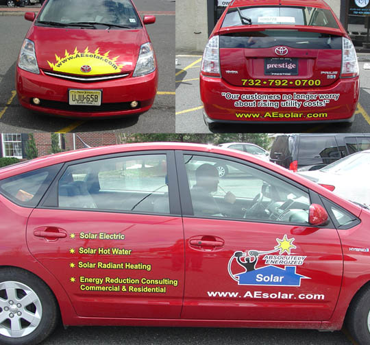 Vehicle lettering