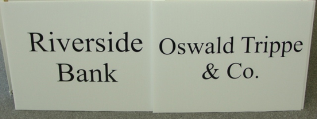 Corrugated Plastic Vinyl Signs