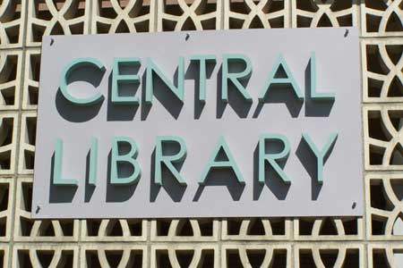 LIBRARY SIGN