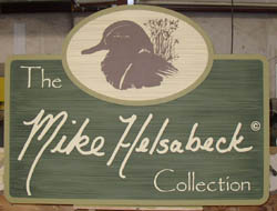 Sandblasted Sign