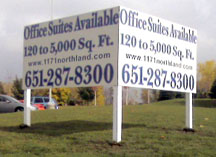 4 x 8 V-Shaped Wood Sign