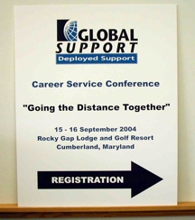 Trade Show Directional Sign