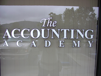 2-Color Window Lettering