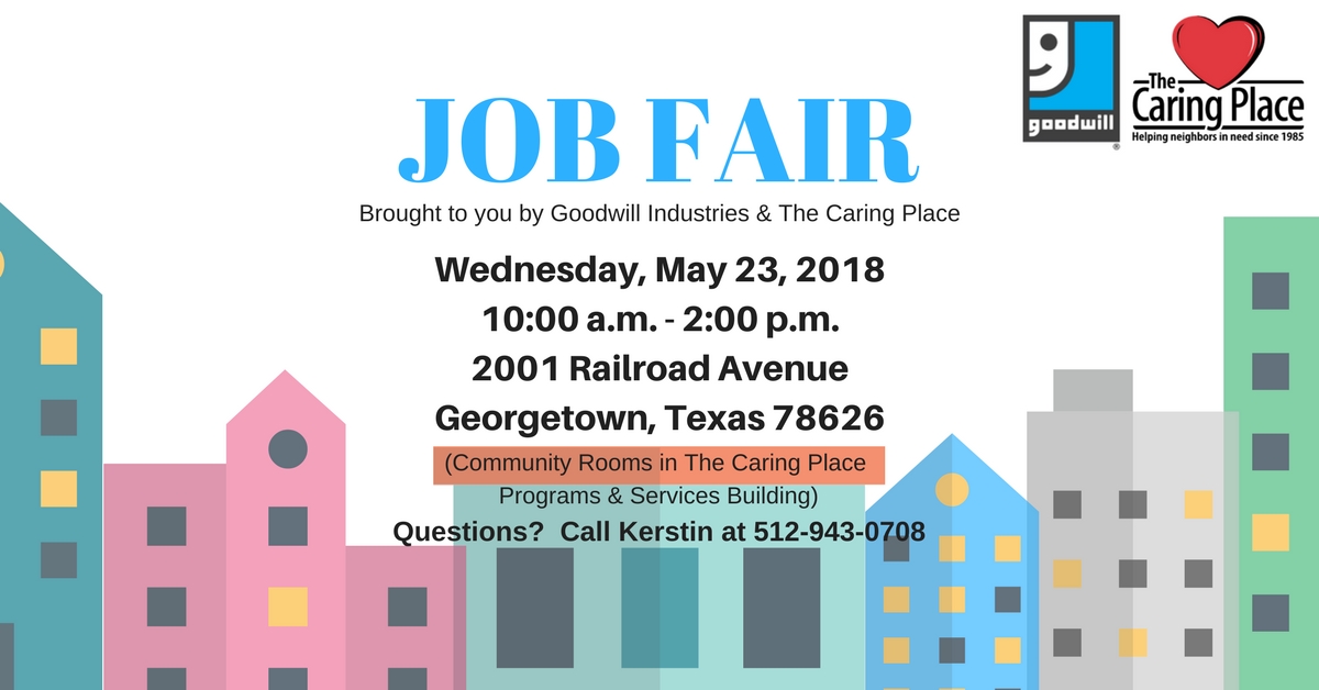 The Caring Place/Goodwill Job Fair