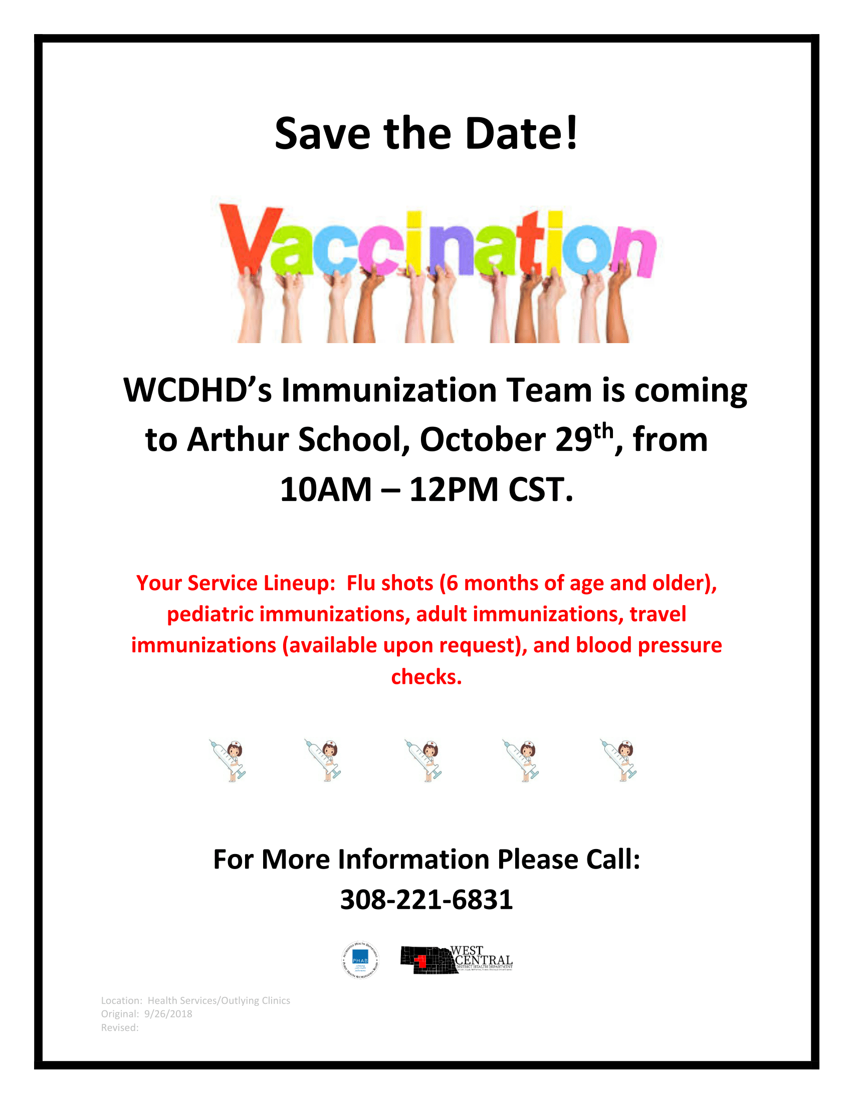 Immunization Clinic - Arthur
