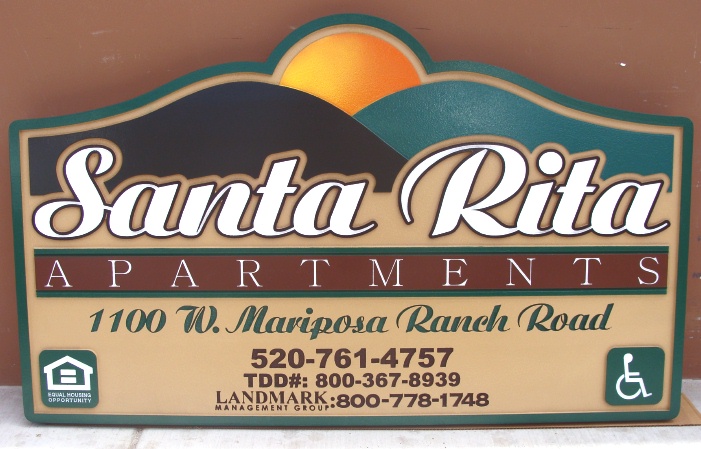 M8022 - CNC Routed and Sandblasted HDU Sign