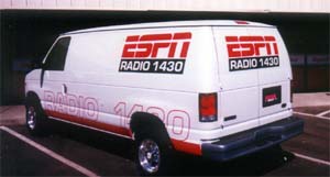 Die-Cut Vinyl Lettering on Vehicles
