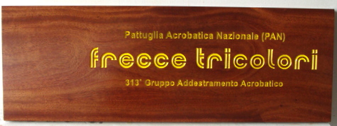M3004 - Carved American Cherry Wood  Sign for Upscale Retail Store