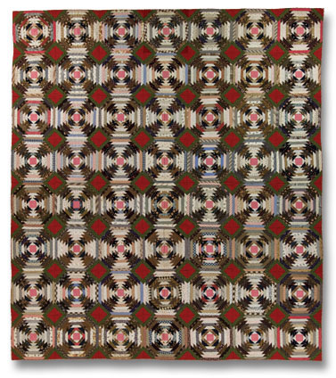 June 2009 - Log Cabin, Pinneaple Variation
