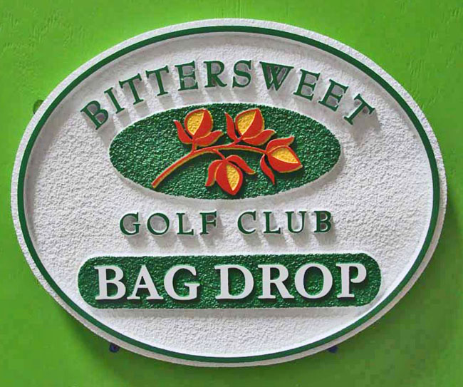E14510- Golf Course Bag Drop Sign