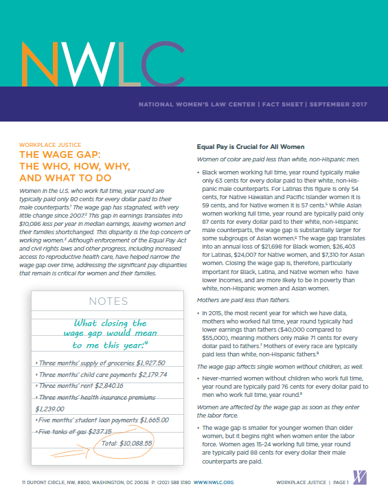 the wage gap: the who, how, why, and what to do