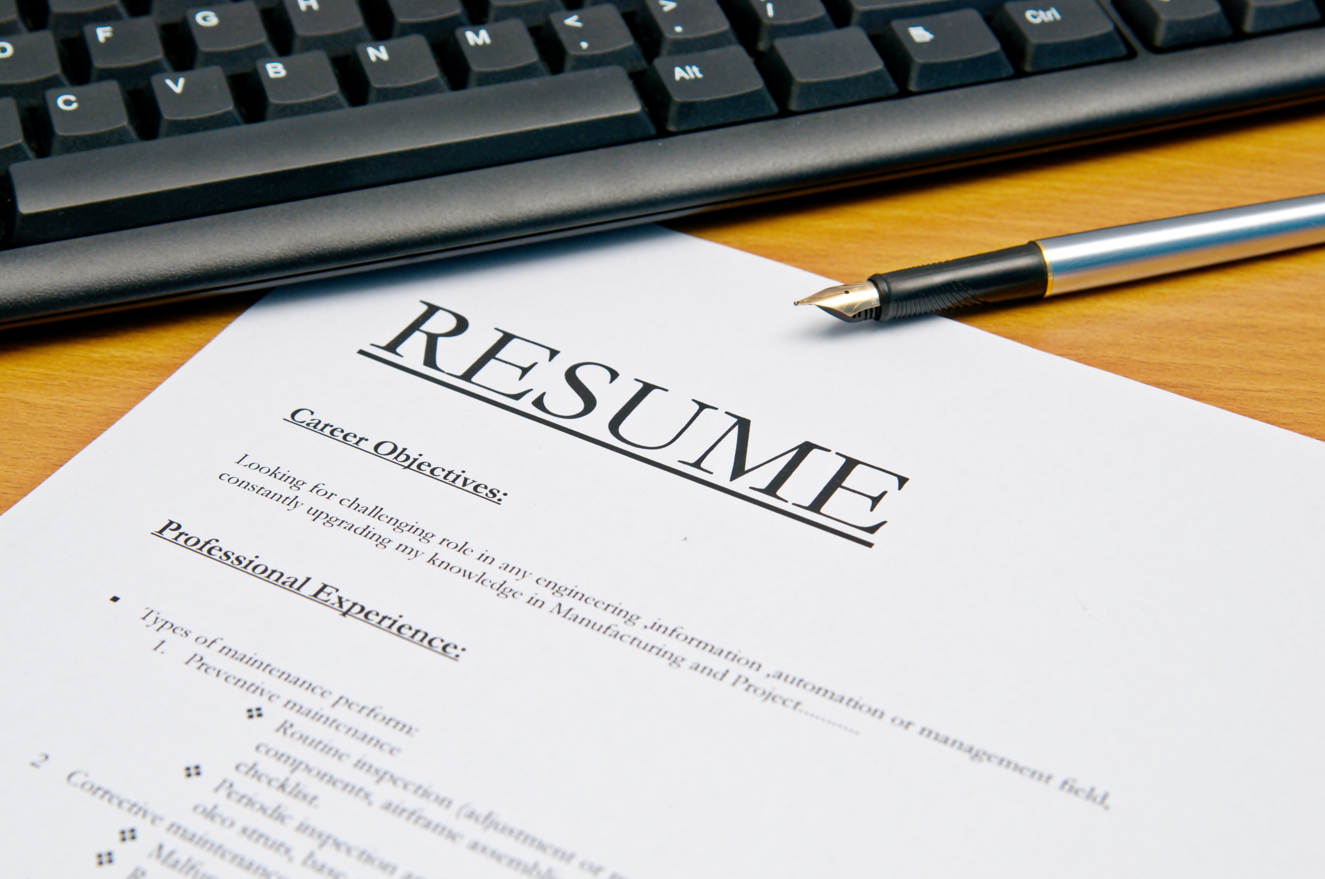 Resumes produced in Owings Mills, Maryland.