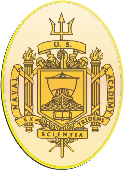 V31388 - US Naval Academy Carved Wall Plaque