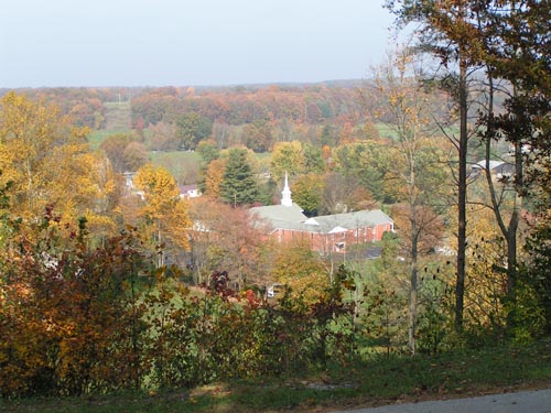 A View From Hope Hill In The Fall