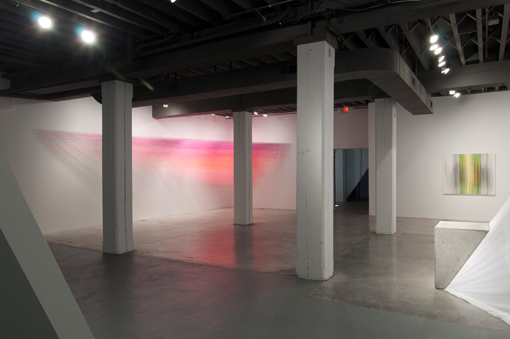 Anne Lindberg, drawn pink (2012)