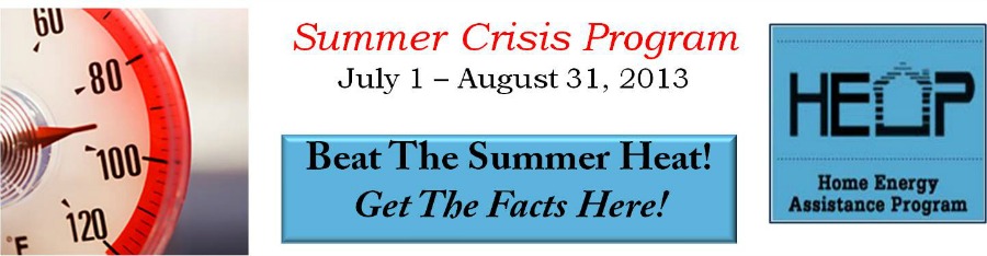 HEAP 2013 Summer Crisis Program