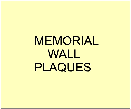 GC16980 - Memorial Wall Signs and Plaques