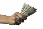 Handing you money photo
