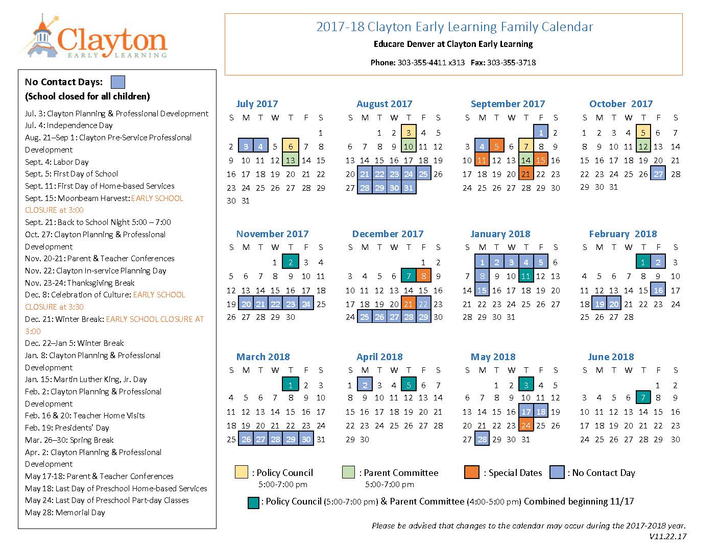 Clayton Early Learning Our School & Programs School Resources