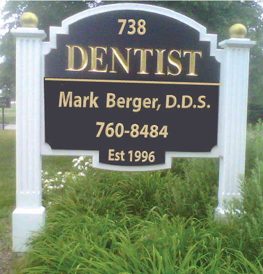 dentist and orthodontist signs and plaques