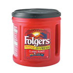 Coffee, Container, Plastic, Kitchen, Folgers
