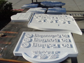 Routed and Sandblasted Signs
