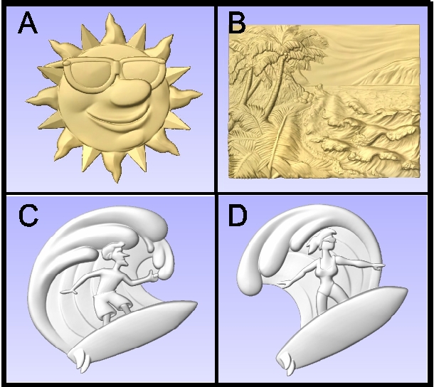 L21901 - Carved Beach Scenes