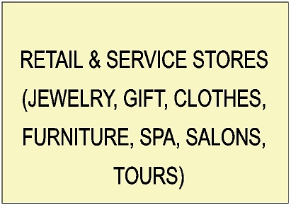 SA28300 - Retail Store Signs (Jewelry, Gifts, Art, Furniture, Photo Studios, Clothes, Housewares, Salons, Tours)
