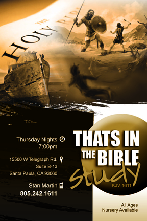 That's in the Bible Study | Front