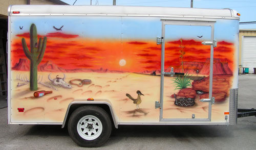 Den's Trailer - Desert Side