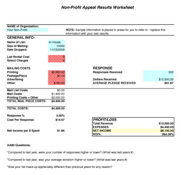 NonProfit Worksheet Graphic