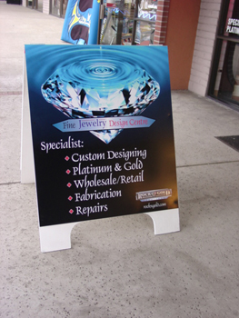 Large Digital Print a-frame