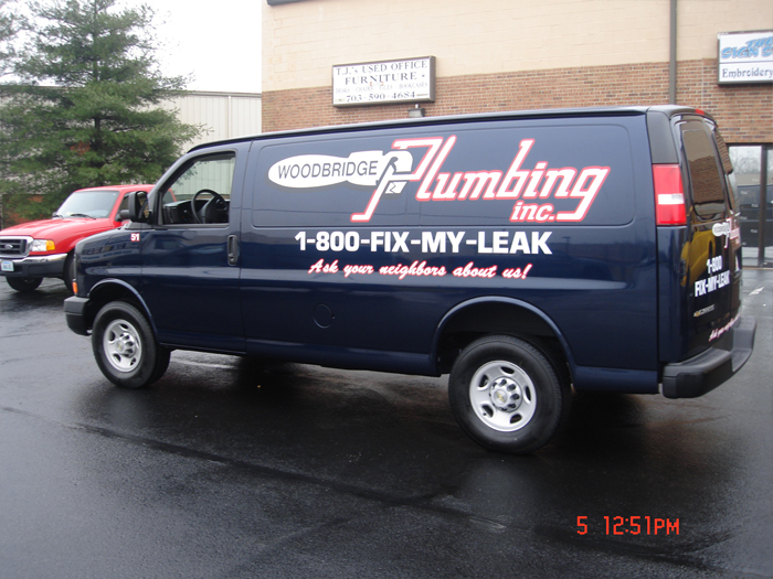 Woodbridge Plumbing Van Graphics
