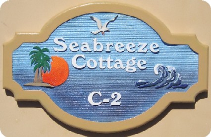 M1006   -  Beach Cottage Front Door