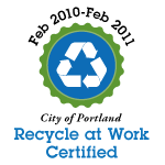 Feb 2010 Recycle at Work Certified