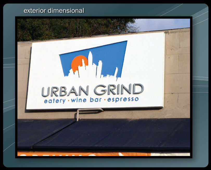 LARGE EXTERIOR SIGN