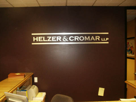 Helzer & Cromar Custom Wall Sign
