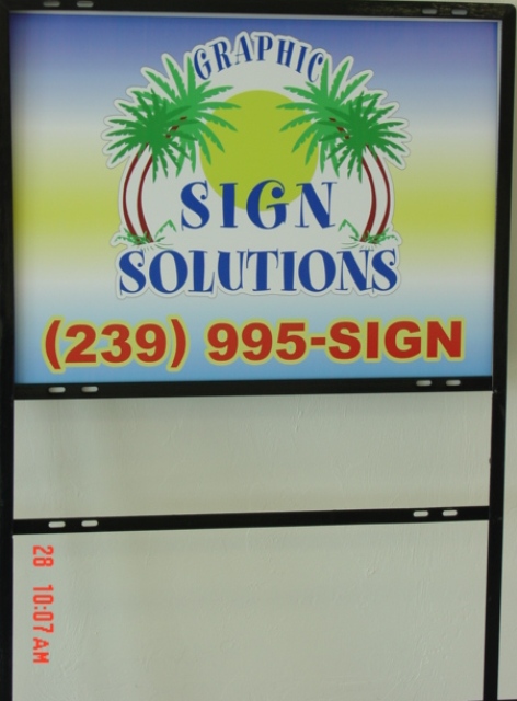 Aluminum Vinyl Real Estate Sign